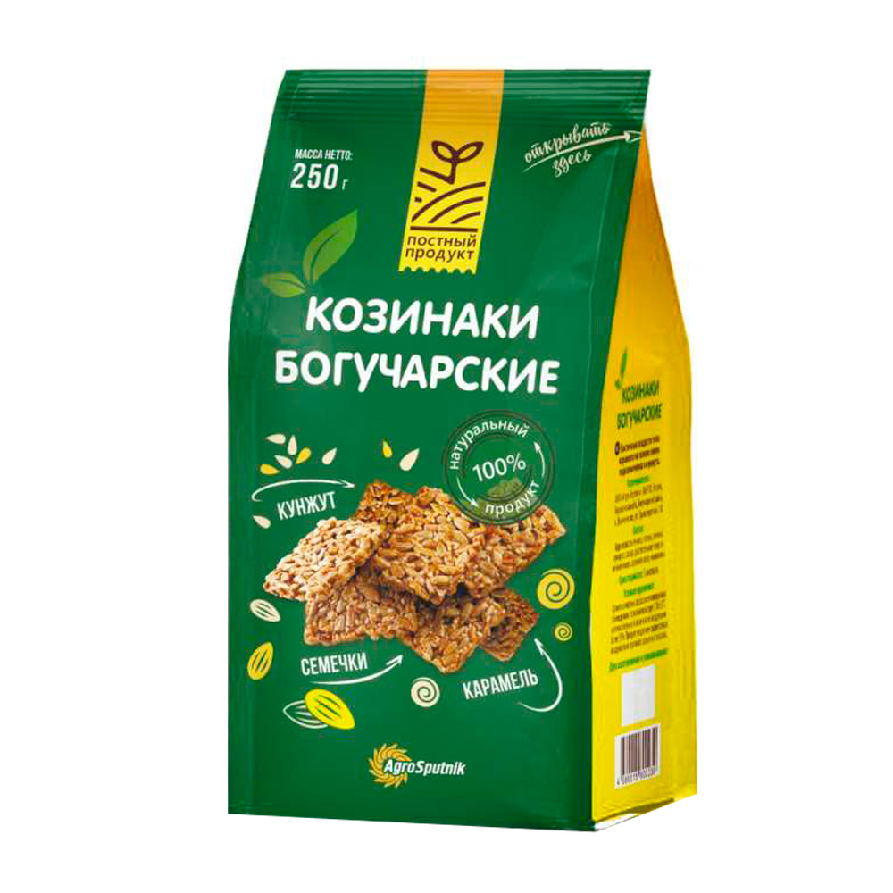 Изображение товара Козинаки Богучарские Подсолнечные Классические 250г