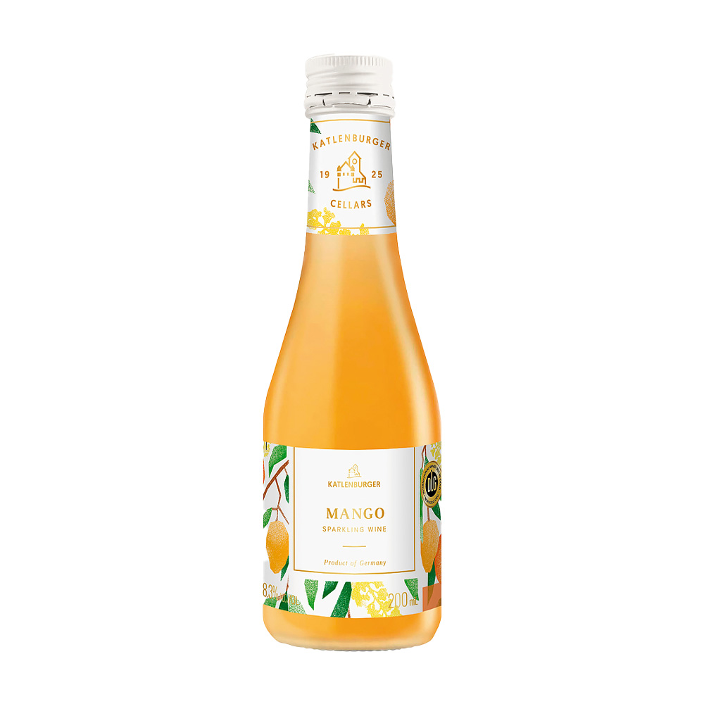 Изображение товара Катленбургер Манго 8,3% 0,2 л — игристое сладкое, манговый аромат