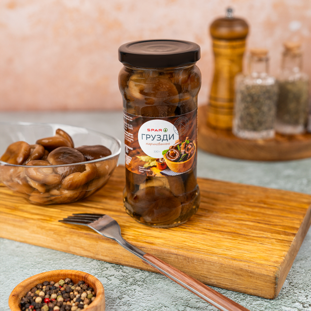 Изображение товара Грузди SPAR Маринованные 330г
