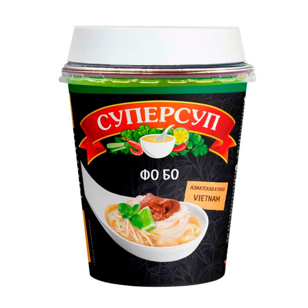 Изображение товара Суп СУПЕРСУП Фо Бо 36г — мгновенный азиатский обед