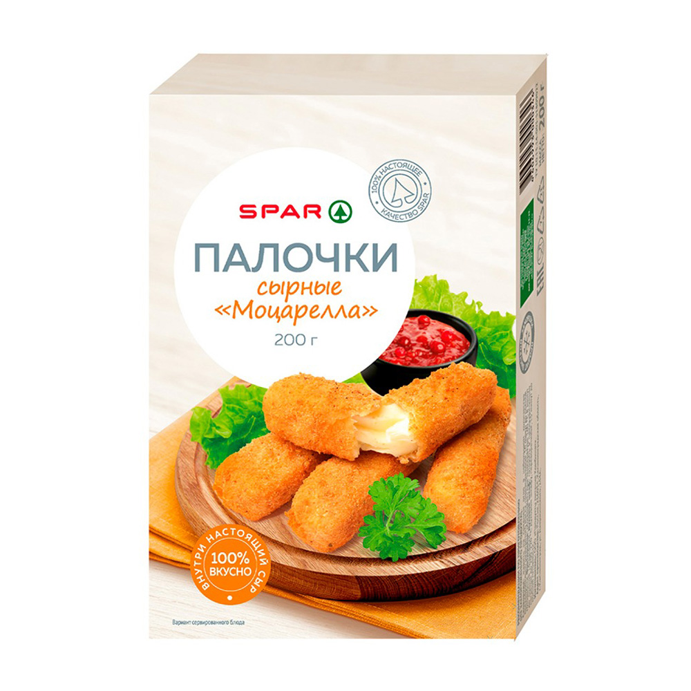 Изображение товара Палочки Сырные SPAR Моцарелла 200г