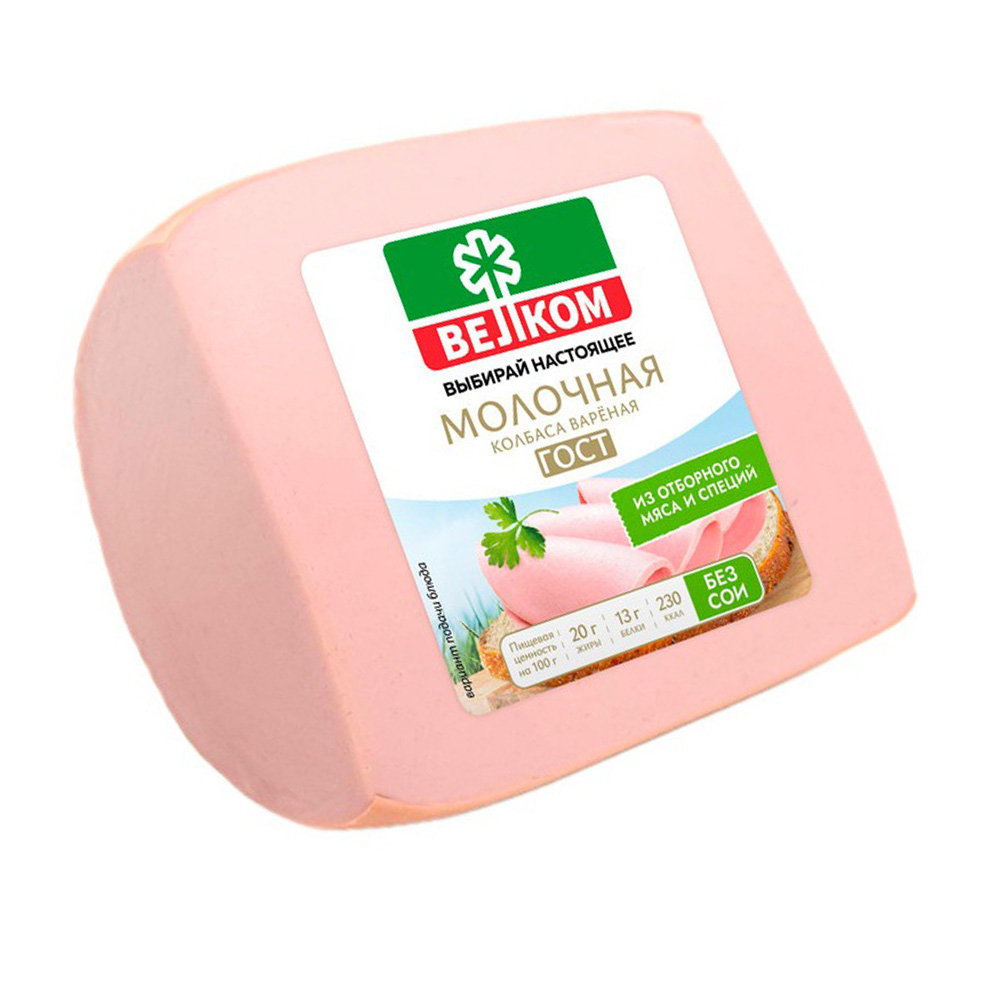 Изображение товара Колбаса Вареная Велком Молочная 400г