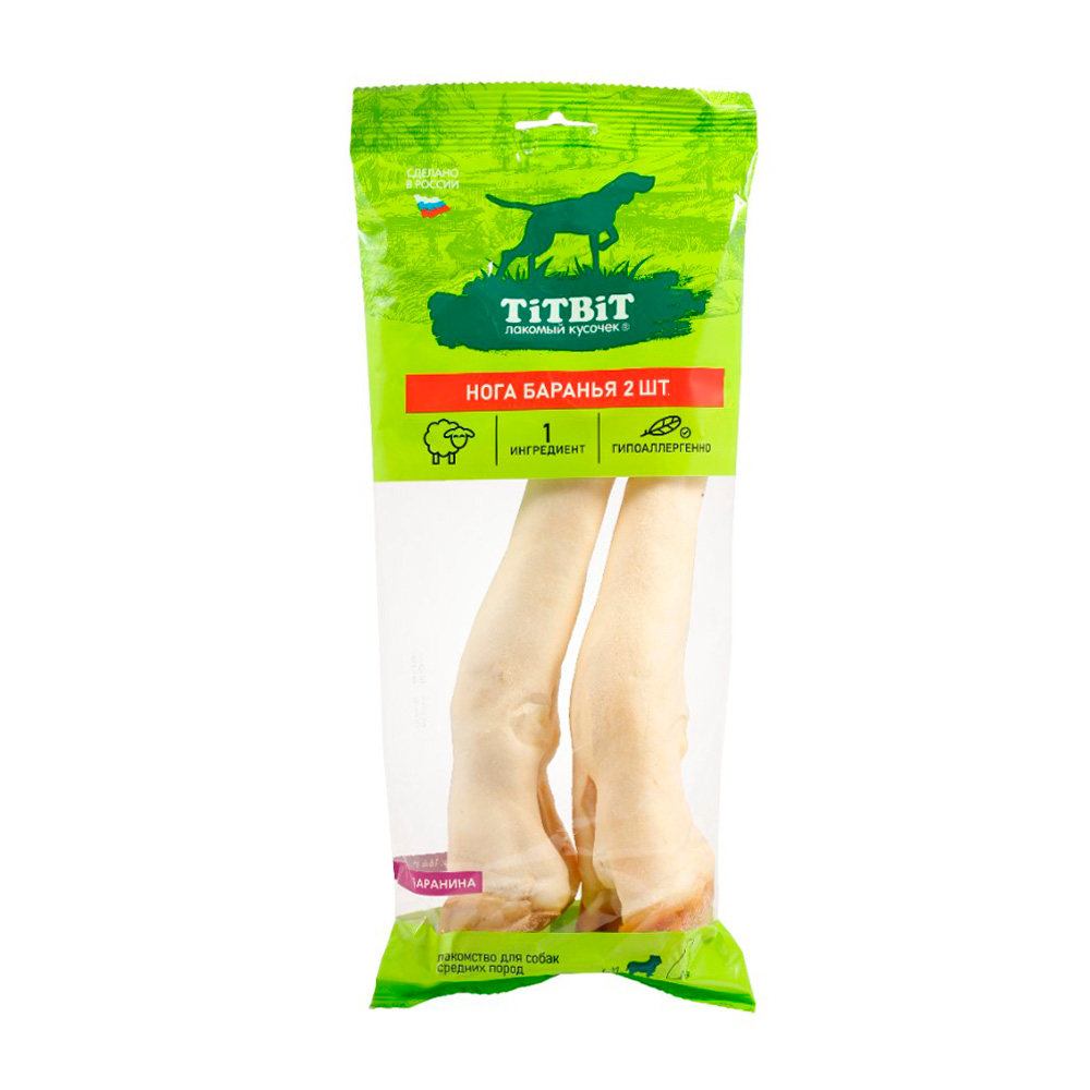 Изображение товара Лакомство для Собак Titbit Нога Баранья 164г