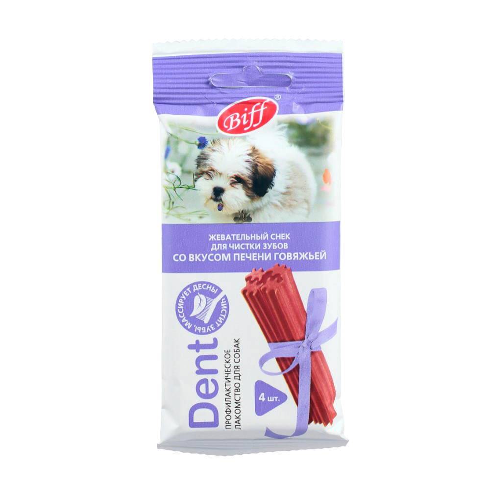 Изображение товара Лакомство для Собак Biff Печень Говяжья 40г
