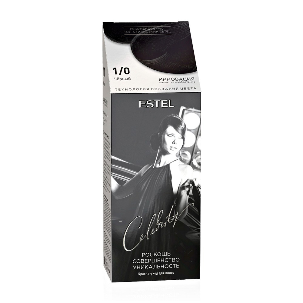 Изображение товара Краска-Уход для Волос Estel 1/0 Черный 140мл