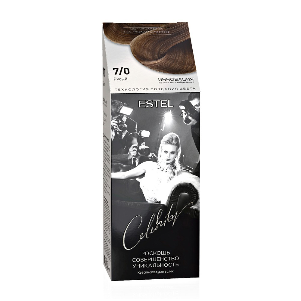 Изображение товара Краска-Уход для Волос Estel 7/0 Русый 140мл