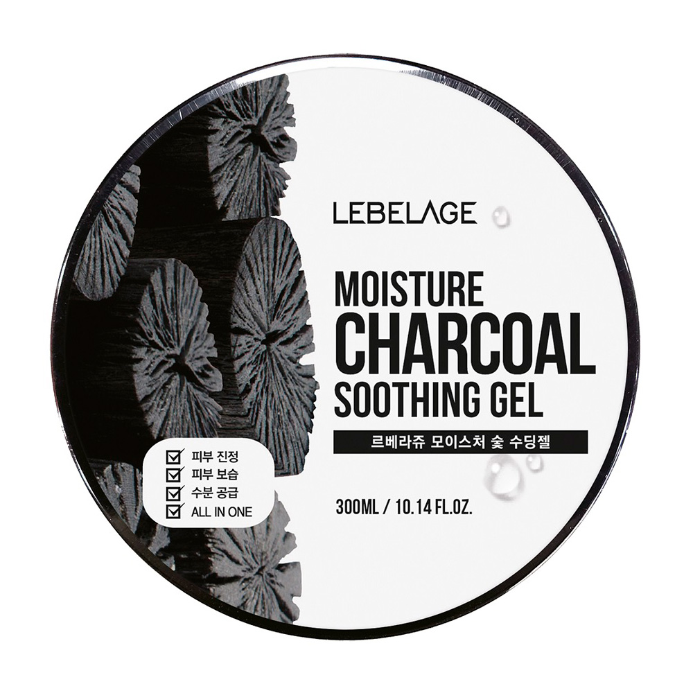 Изображение товара Увлажняющий гель Lebelage с углем 300 мл
