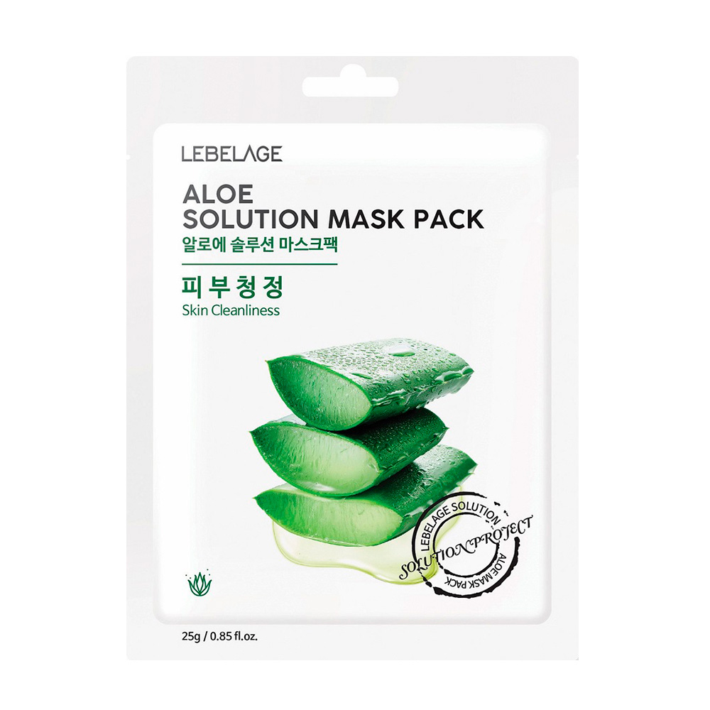 Изображение товара Маска тканевая Lebelage с экстрактом алое 25 г