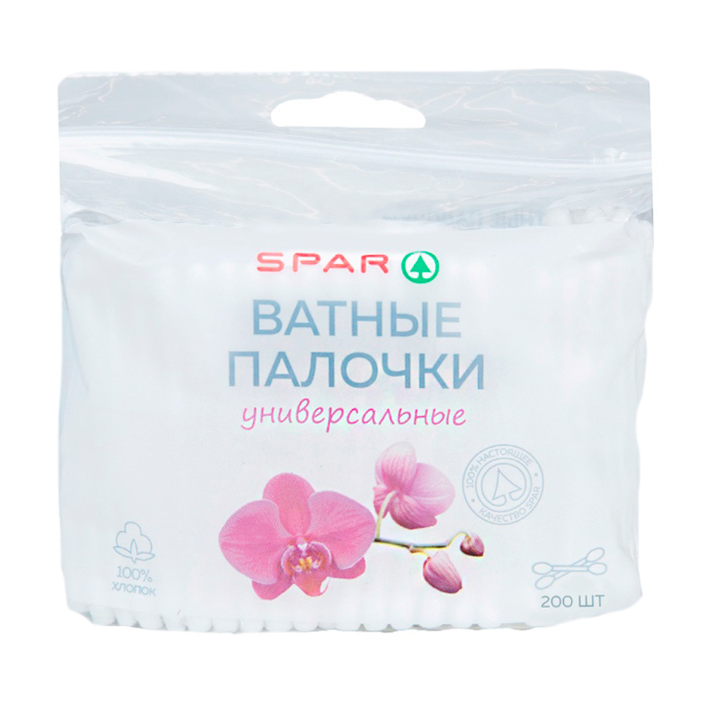 Изображение товара Ватные Палочки SPAR 200шт