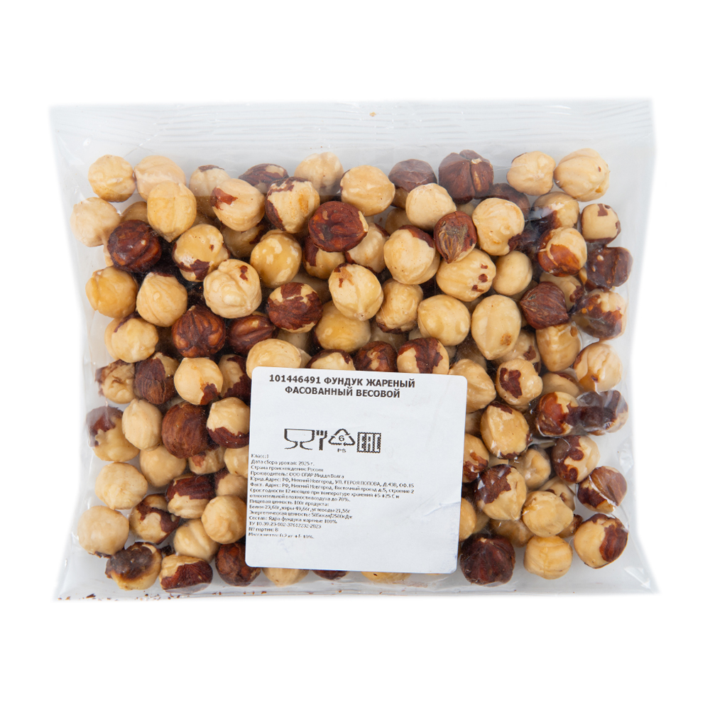 Изображение товара Фундук жареный весовой — натуральный вкус и польза, 5 кг