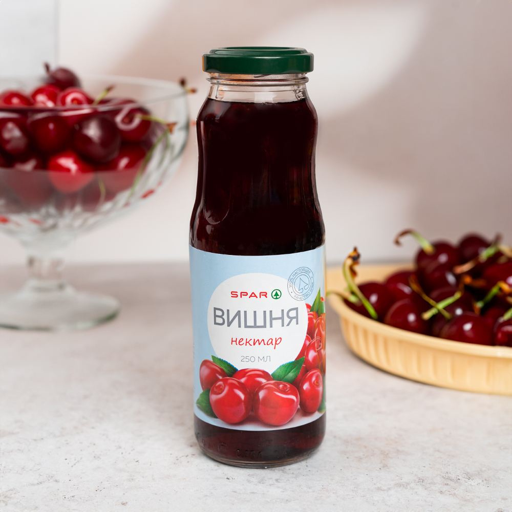 Изображение товара Нектар SPAR Вишневый 0,25л Стекло