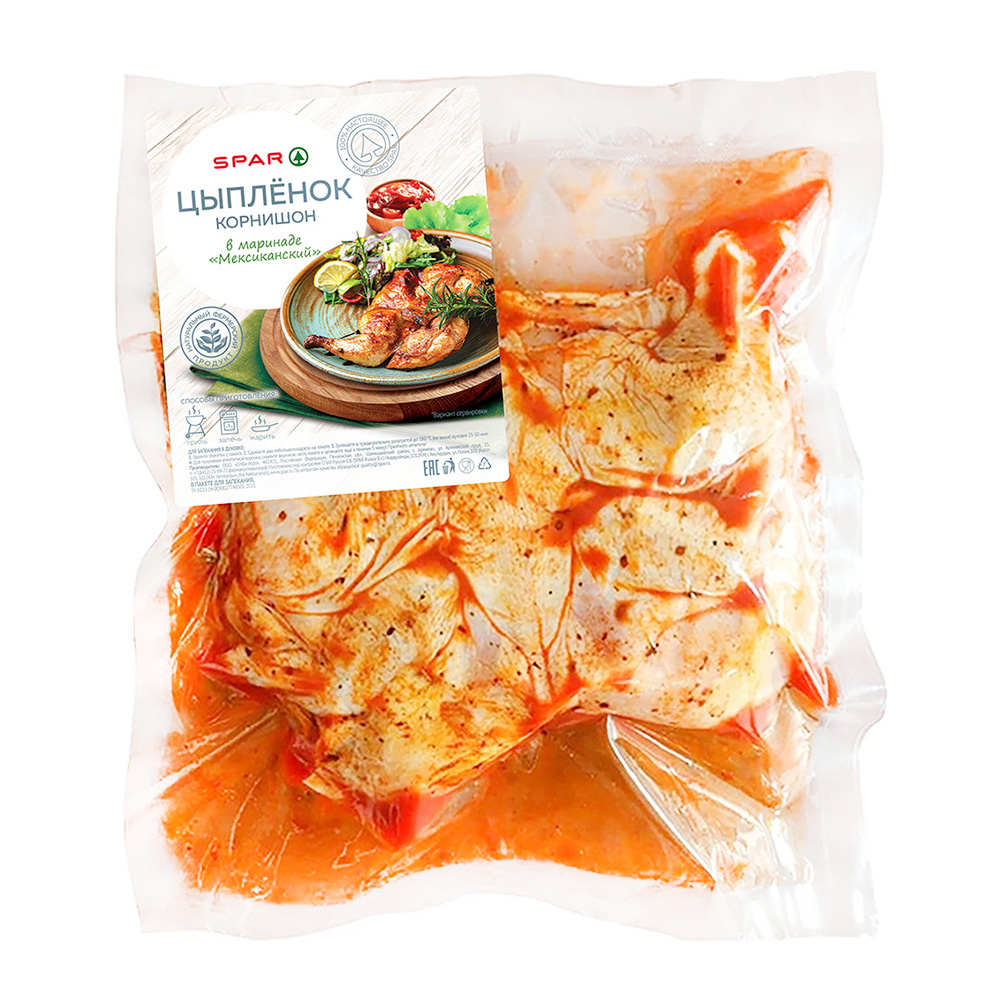 Изображение товара Цыплята-Корнишоны SPAR в Маринаде Мексиканский 0.8 кг