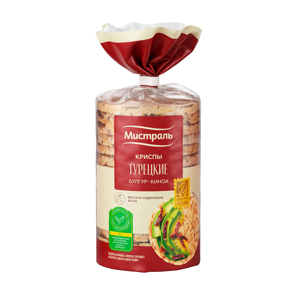 Изображение товара Криспы Мистраль Турецкие Булгур Киноа 110г