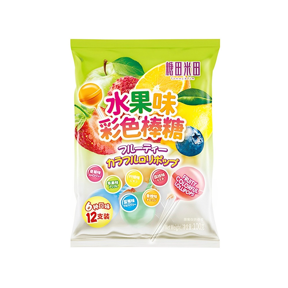 Изображение товара Леденцы на Палочке Tommy&tim Фруктовое Ассорти 100г