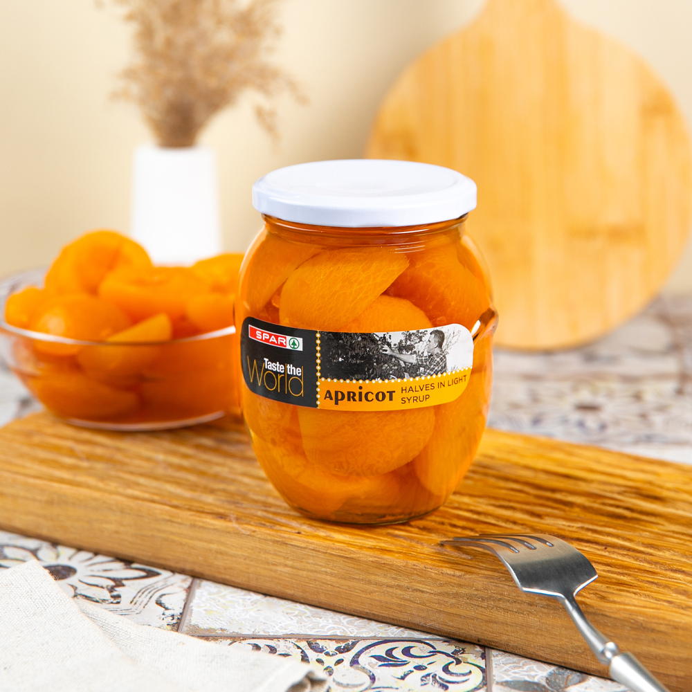 Изображение товара SPAR Абрикосы Половинки в Лёгком Сиропе 0.53 л