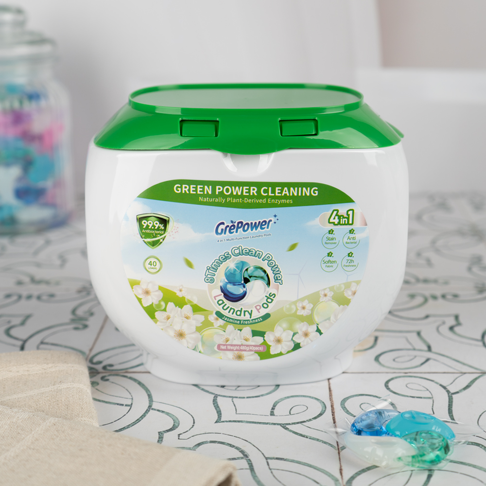 Изображение товара Капсулы для Стирки Grepower 4в1 Жасмин 40шт