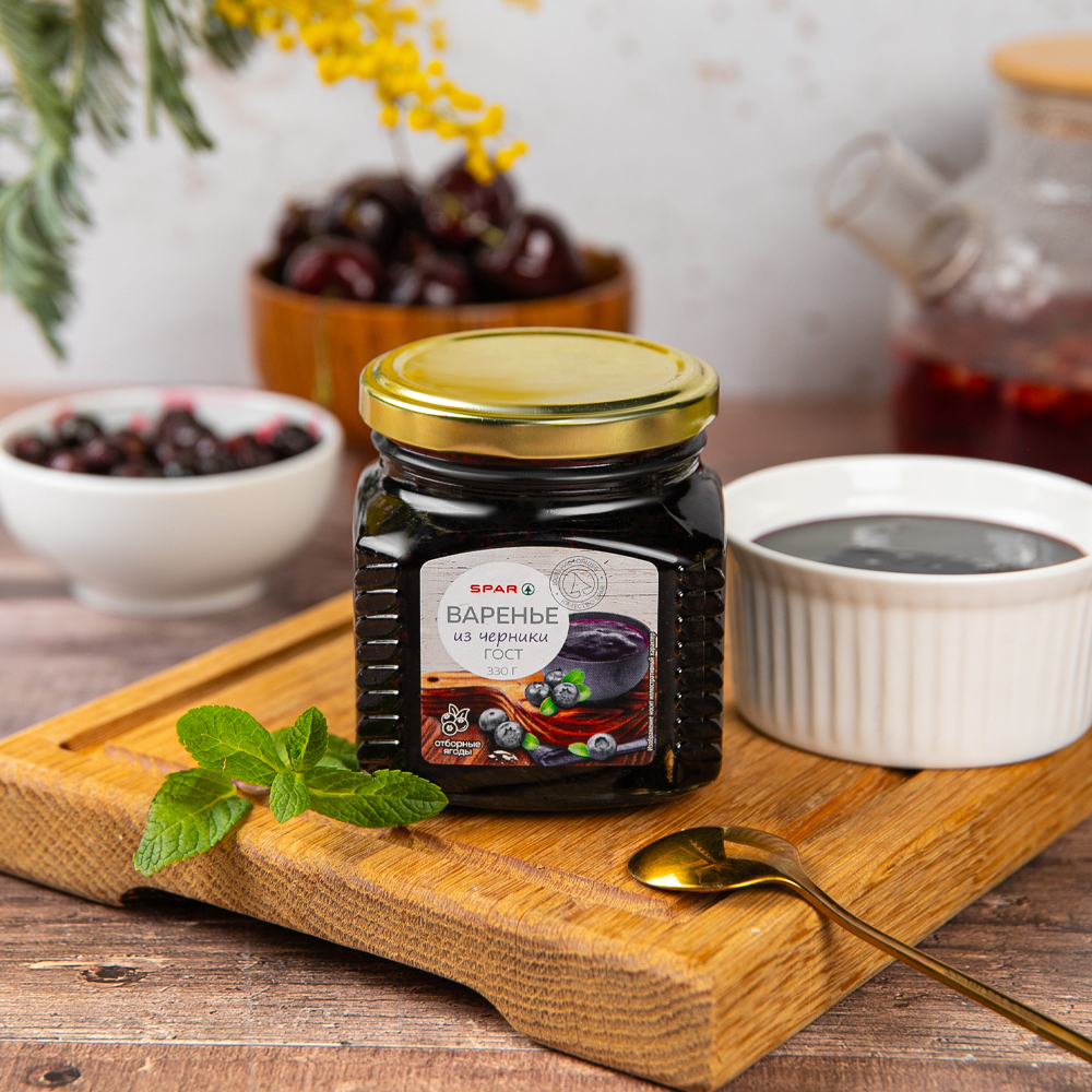Изображение товара Варенье SPAR Черничное 330г