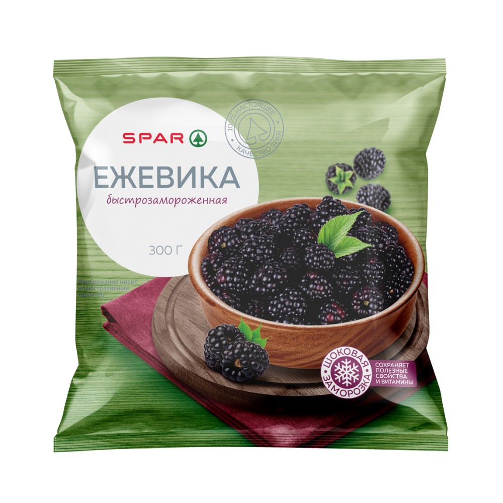 Изображение товара Ежевика SPAR Замороженная 300г