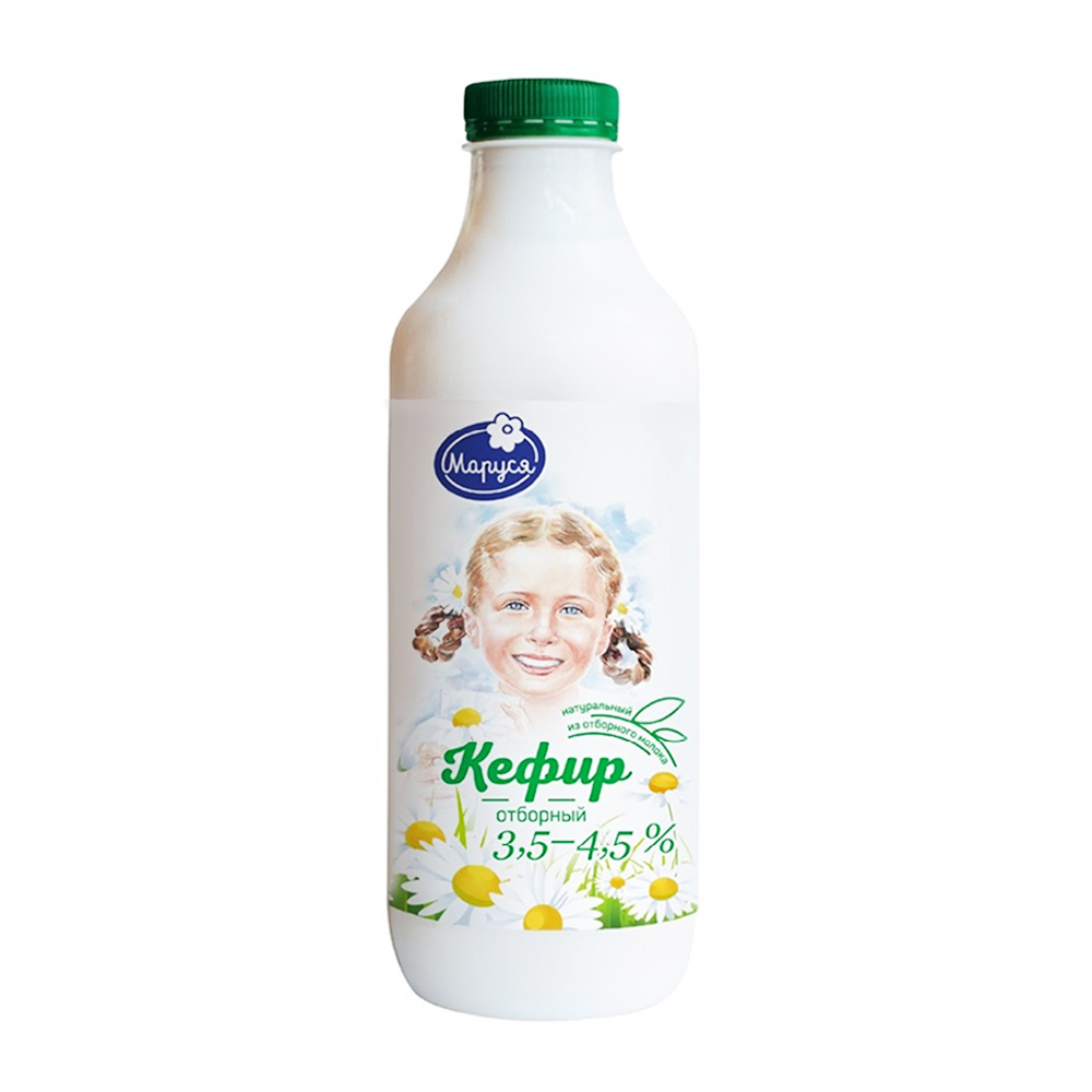 Изображение товара Кефир Маруся Отборный 3,5% 0,93 кг — густой и нежный