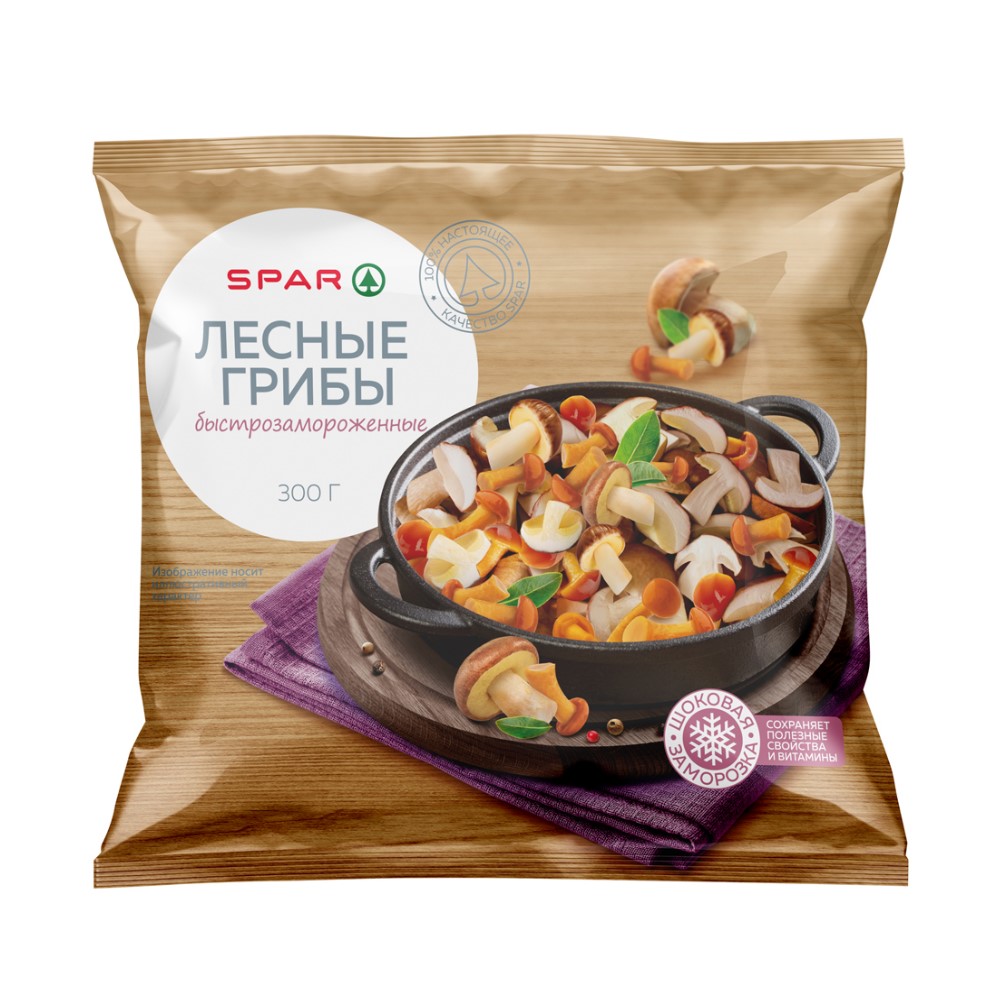 Изображение товара SPAR Грибы лесные замороженные 300 г