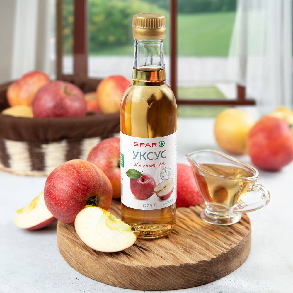 Изображение товара Уксус яблочный SPAR 0,25 л