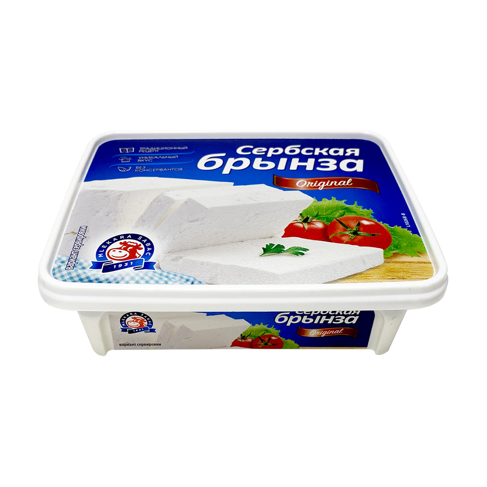 Изображение товара Сыр Мягкий Mlekara Sabac Сербская Брынза 40% 200г