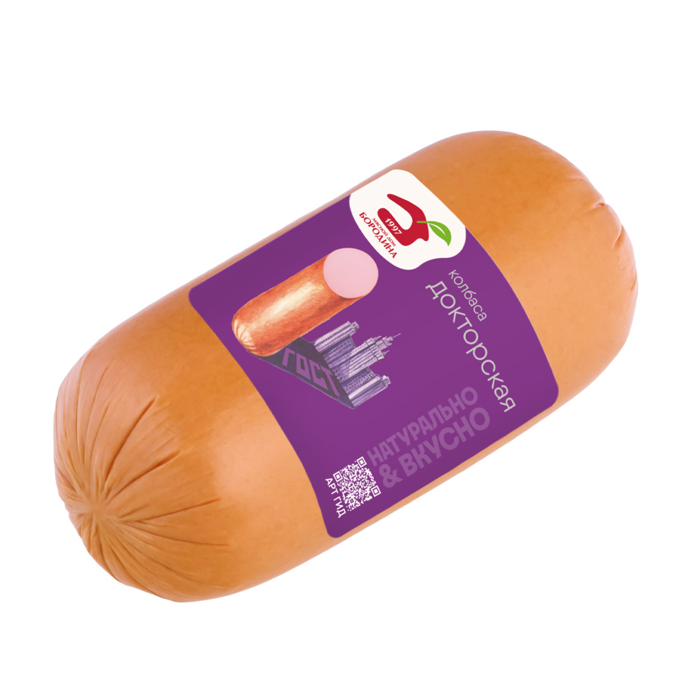 Изображение товара Докторская колбаса Мясной дом Бородина 0.5 кг