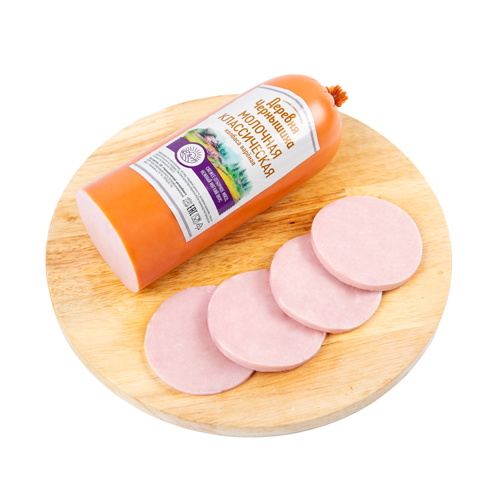 Изображение товара Колбаса Вареная Молочная Классическая Деревня Чернышиха