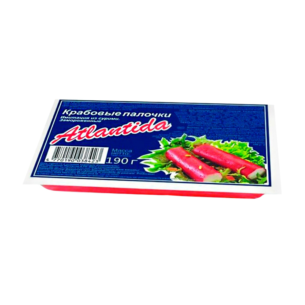 Изображение товара Крабовые Палочки Vici Антлантида Замороженные 190г