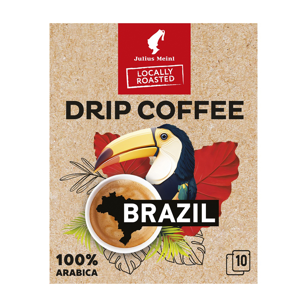 Изображение товара Кофе Молотый Julius Meinl Бразилия в Дрип Пакетах 10шт