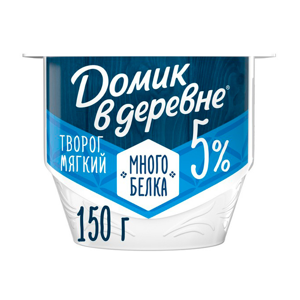 Изображение товара Творог Мягкий Домик в Деревне 5% 150г