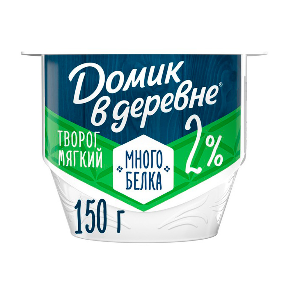 Изображение товара Творог Мягкий Домик в Деревне 2% 150г