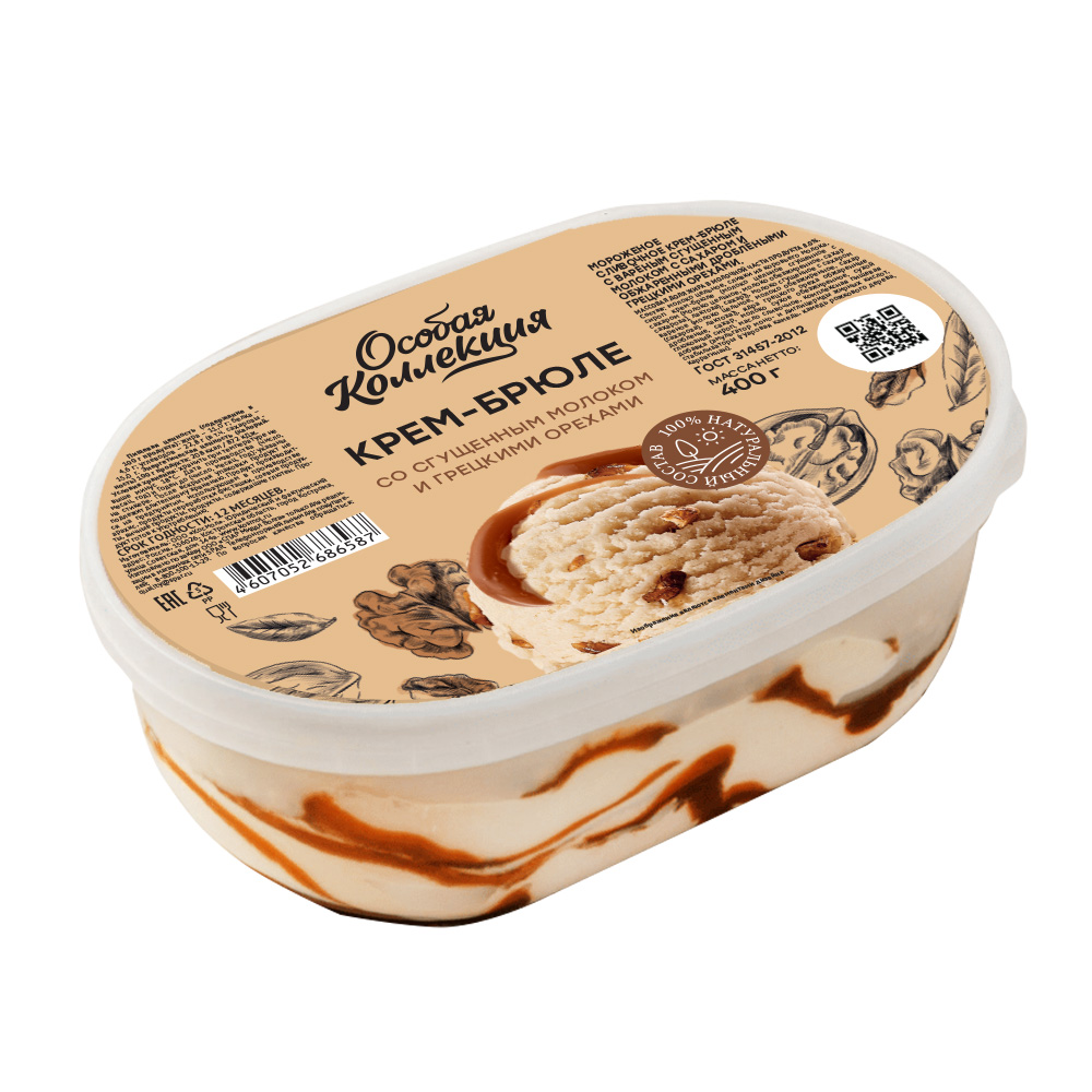 Изображение товара Крем-Брюле с Грецким Орехом Особая коллекция 0.4 кг