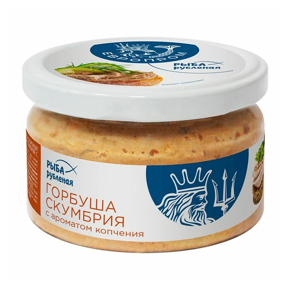 Изображение товара Риет Европром Горбуша-скумбрия 180г Стекло