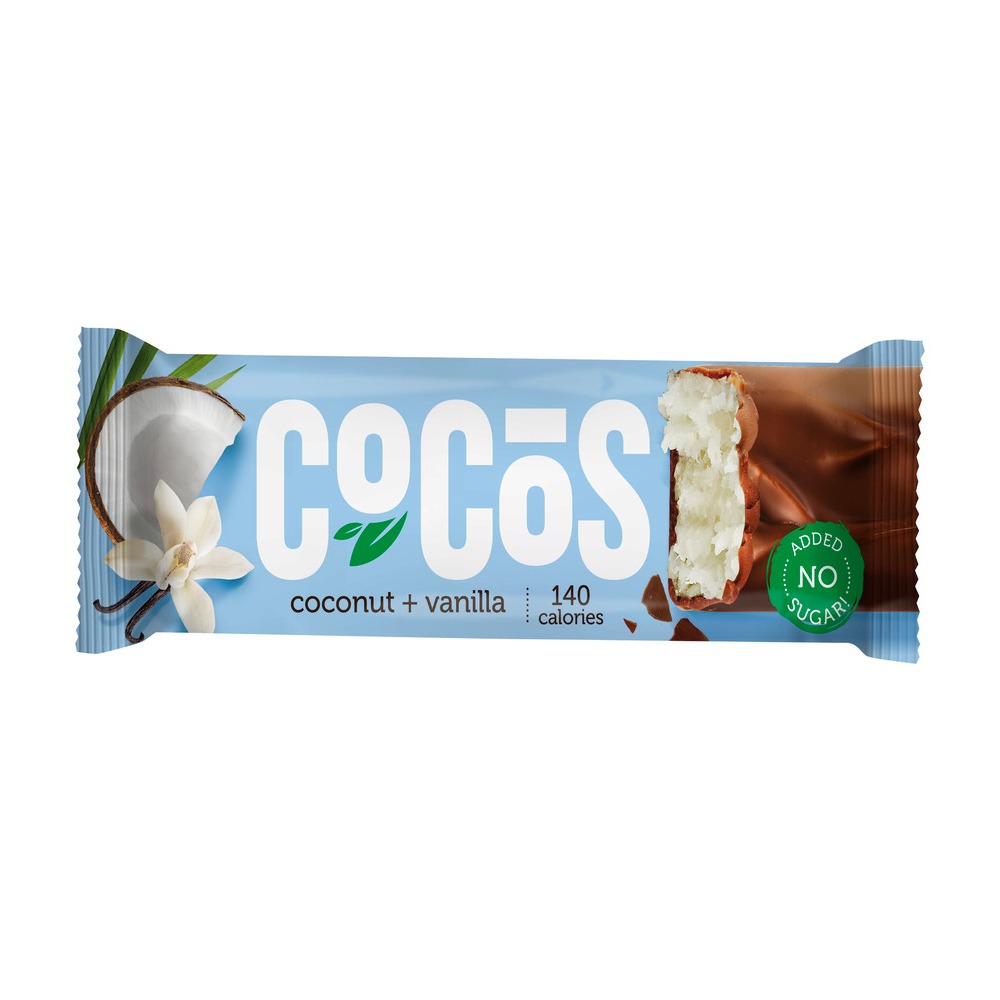 Изображение товара Батончик Протеиновый FitnesShock Ваниль Кокос 35г