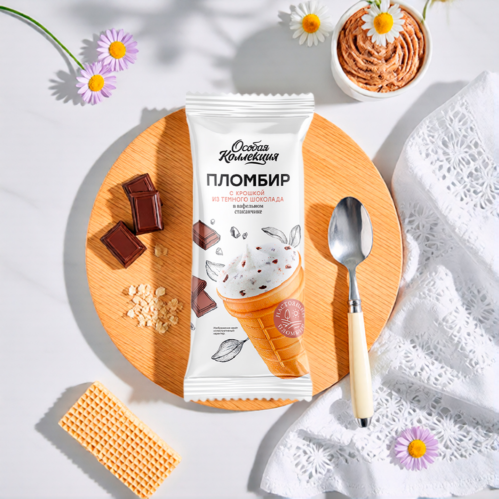 Изображение товара Пломбир Особая Коллекция с Шоколадной Крошкой 90г