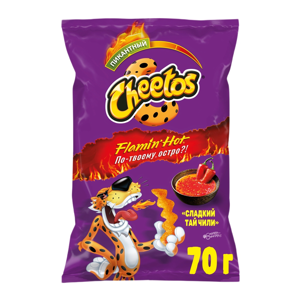 Изображение товара Снеки Cheetos Сладкий Тай Чили 70г