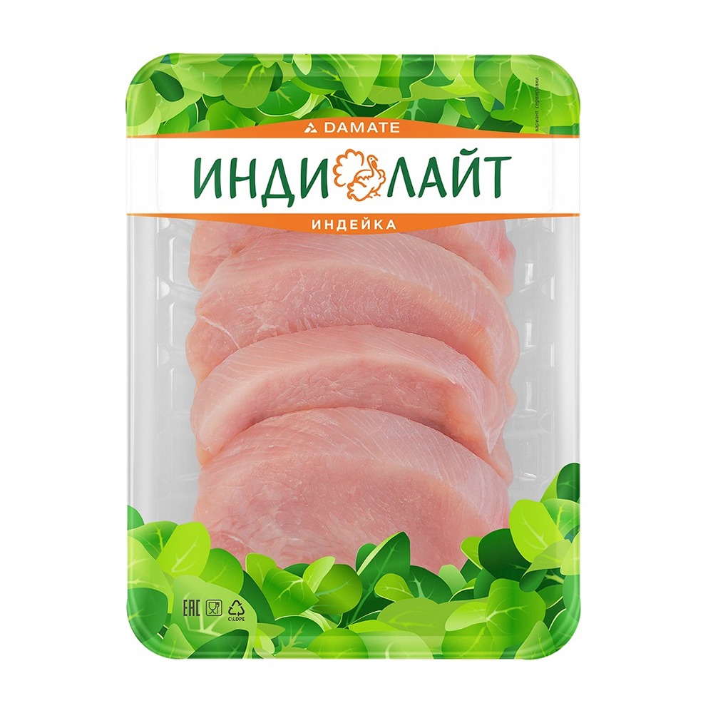 Изображение товара Котлета из Индейки Индилайт Натуральная Охлажденная 400г