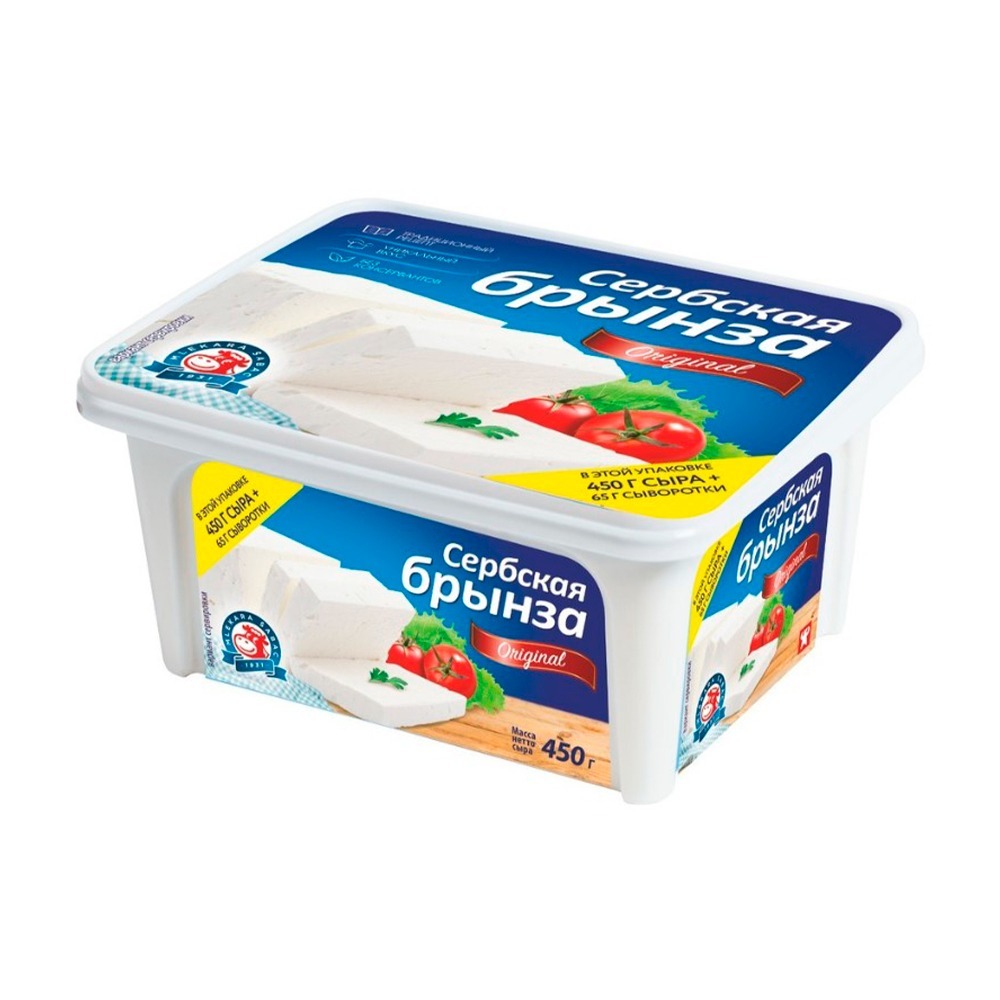 Изображение товара Сыр Mlekara Sabac Сербская Брынза 40% 450г