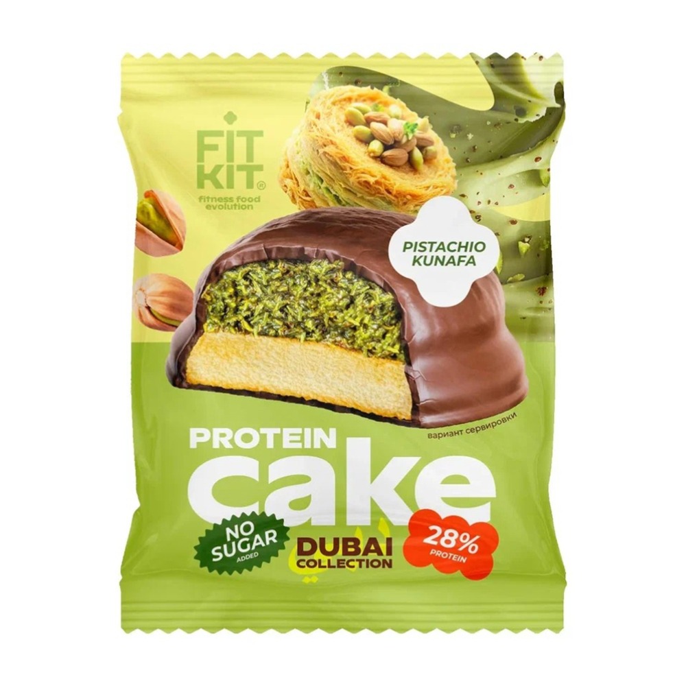 Изображение товара Печенье Fit Kit Protein Cake Фисташковая Кунафа 50г