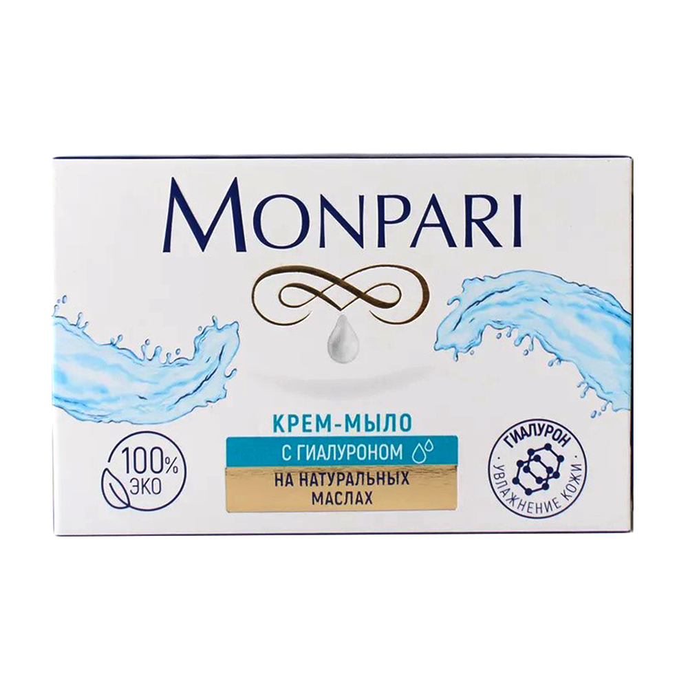 Изображение товара Крем-Мыло Твердое Monpari с Гиалуроном 100г