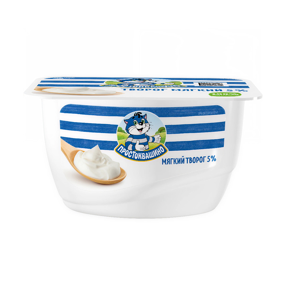 Изображение товара Творог Простоквашино Мягкий 5% 120г