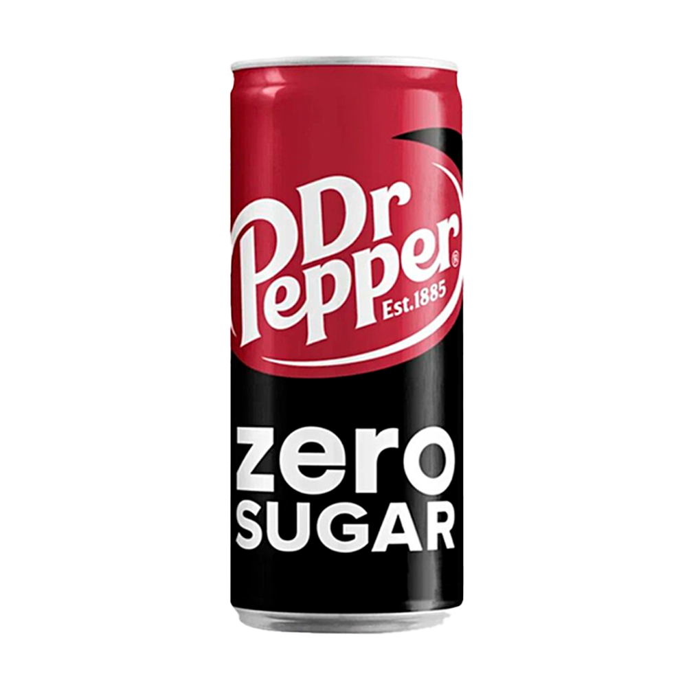 Изображение товара Напиток Газированный Dr Pepper Zero без Сахара 330мл