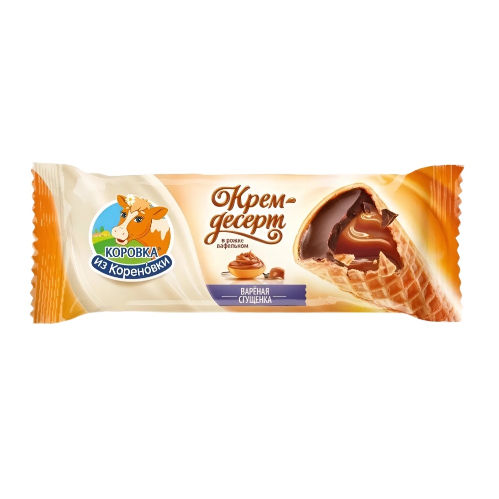 Изображение товара Крем-Десерт Коровка из Кореновки с Вареной Сгущенкой 25% 40г
