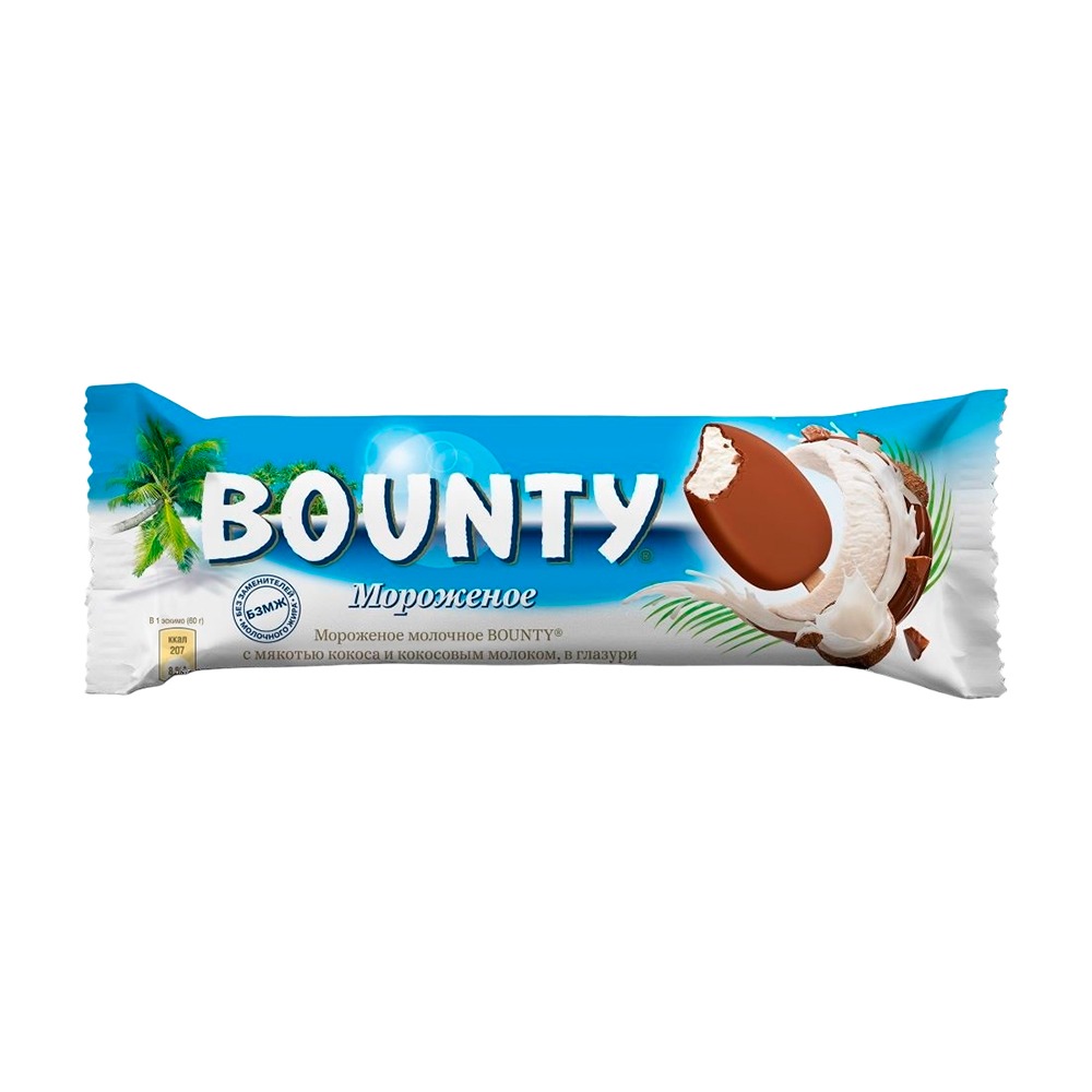 Изображение товара Мороженое Bounty Эскимо 60г