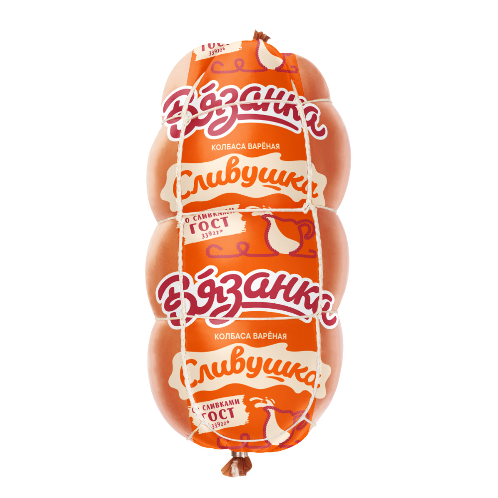 Изображение товара Колбаса Вареная Вязанка Сливушка 375г