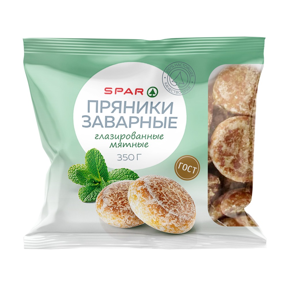 Изображение товара SPAR Заварные пряники Мятные 350 г
