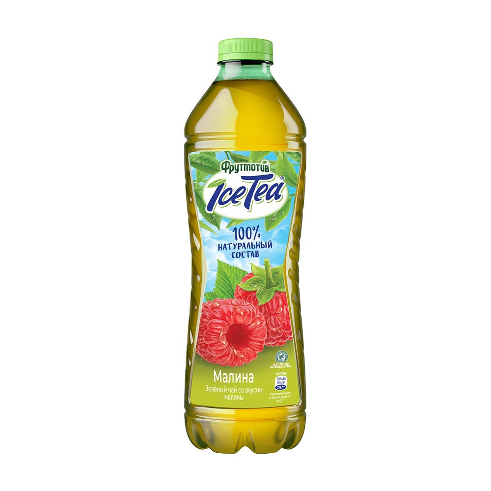 Изображение товара Чай Холодный Фрутмотив Ice Tea Зеленый Малина 1л