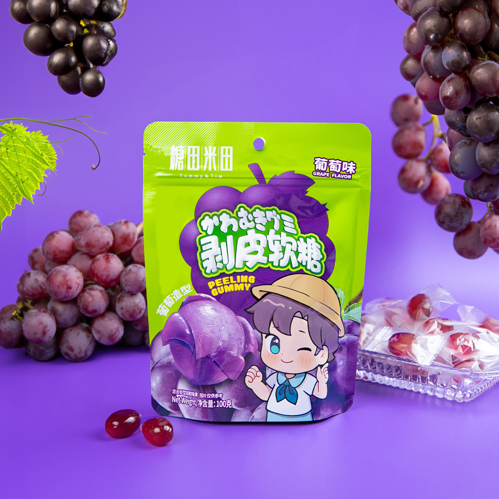 Изображение товара Жевательный Мармелад Tommy&tim со Вкусом Винограда 100г