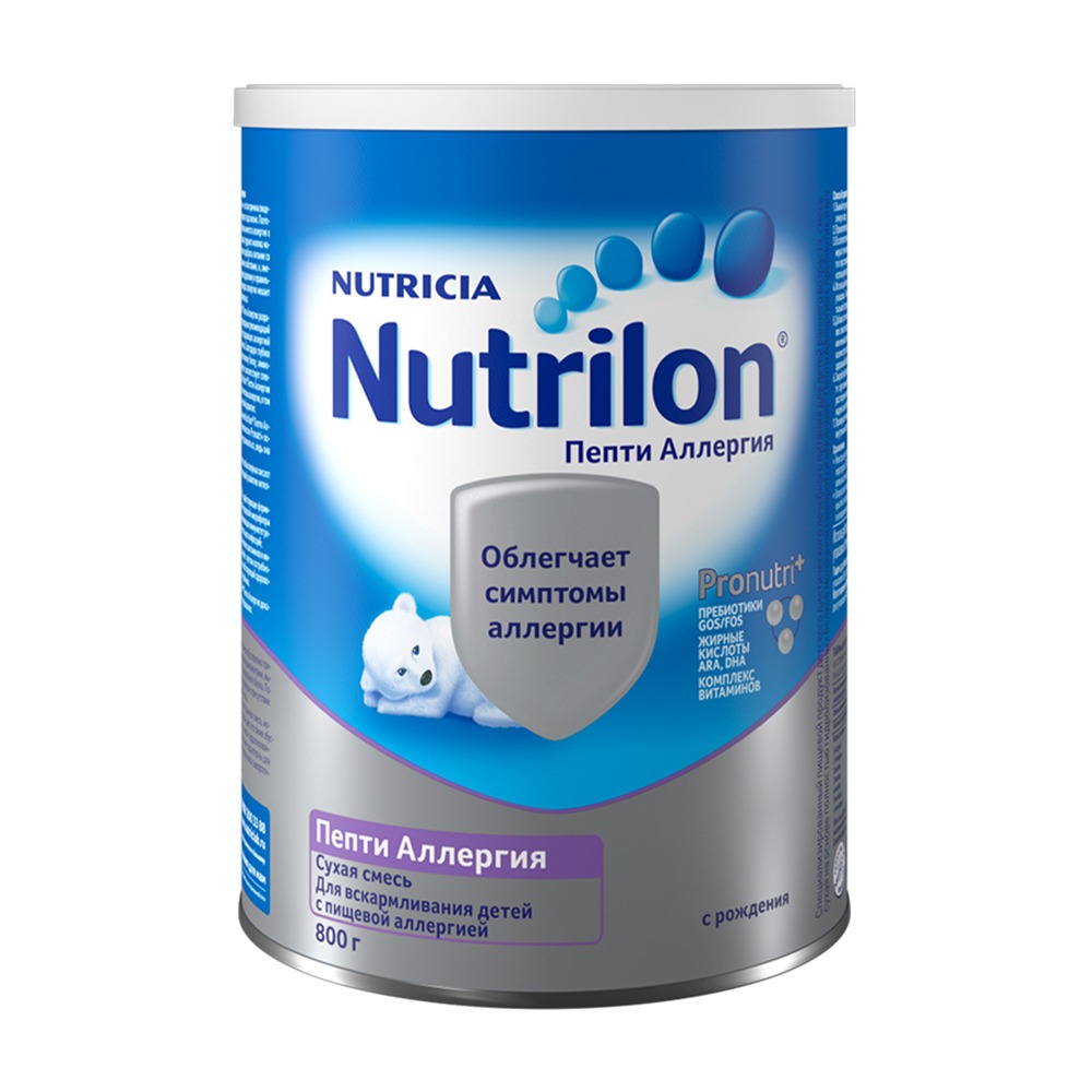 Изображение товара Смесь Молочная Nutrilon Пепти Аллергия с Рождения 800г